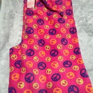 Woman’s Pink and Purple Fleece Pants size L.